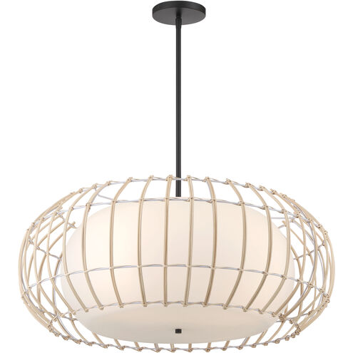 Watermill 4 Light 28 inch Coal Pendant Ceiling Light