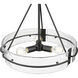 Rezi 3 Light 20 inch Matte Black Indoor Pendant Ceiling Light