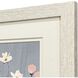 Garden Party Gray and Pink and Multi and White Framed Art, Propac