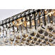 Maxime 12 Light 20 inch Black and Clear Flush Mount Ceiling Light in Royal Cut