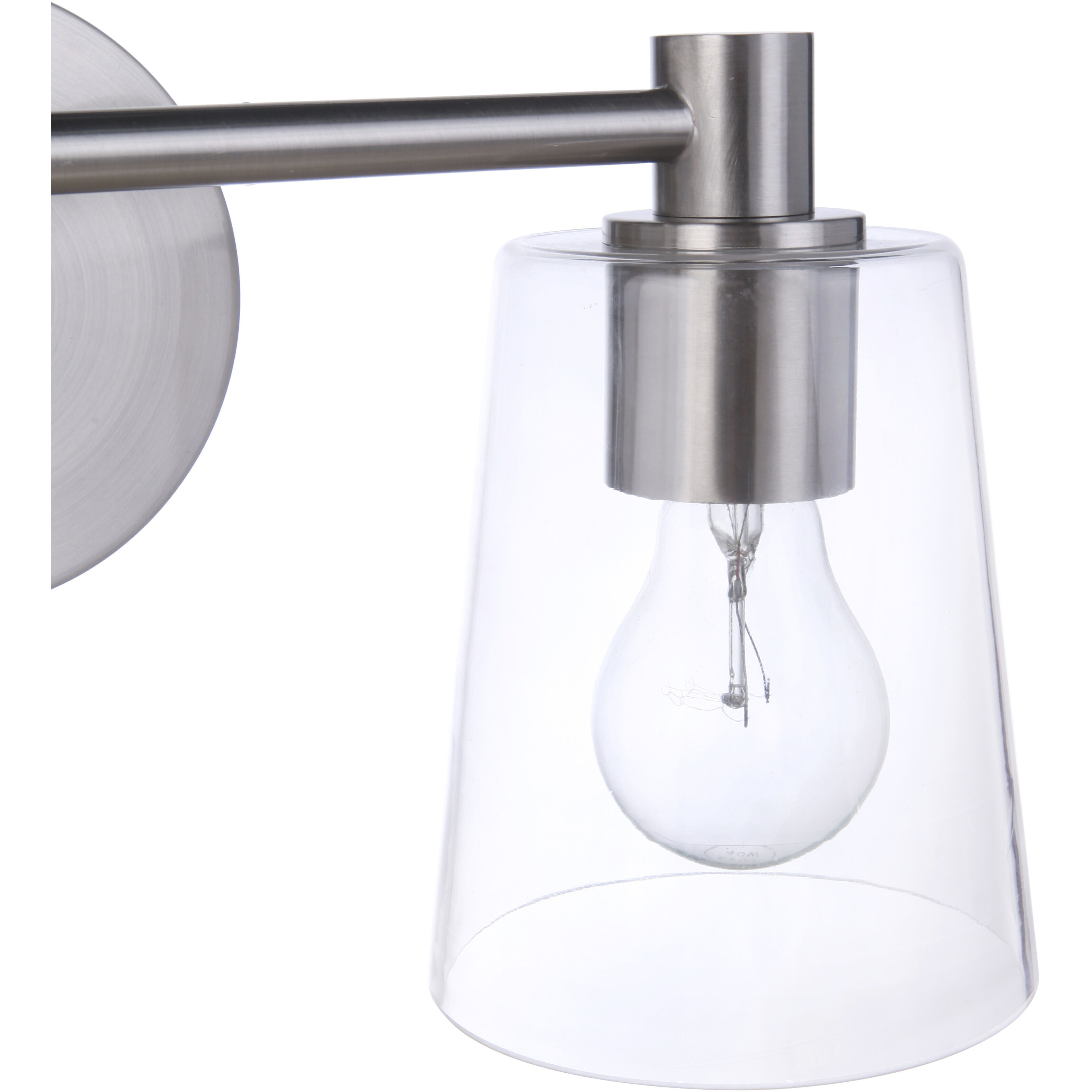 Emilio 2 Light 15 inch Brushed Polished Nickel Vanity Light Wall Light