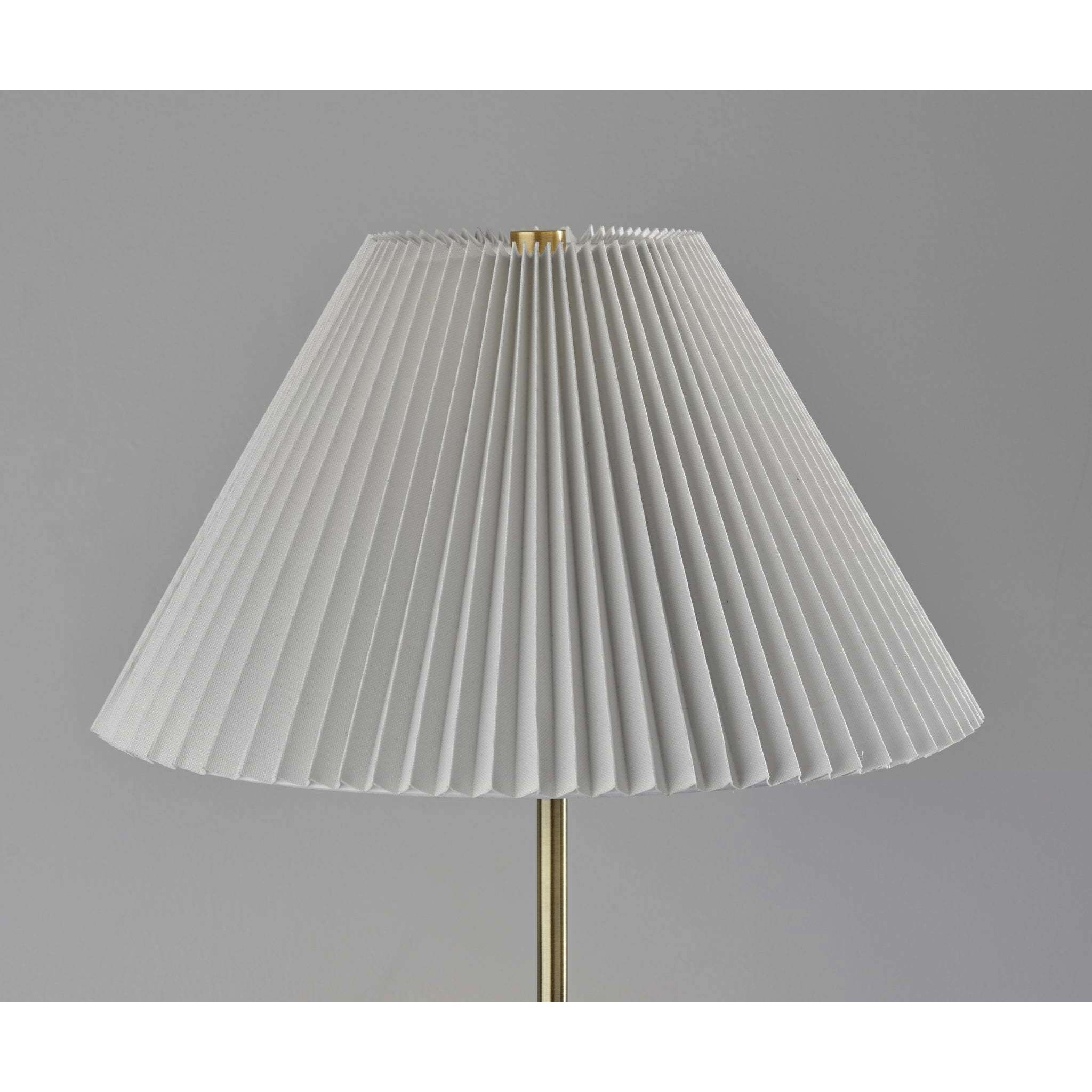 Jeremy 60.75 inch 100.00 watt Antique Brass Floor Lamp Portable Light, Simplee Adesso