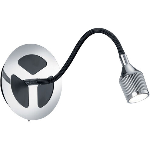 Mamba 1 Light 7 inch Black Swing Arm Wall Sconce Wall Light