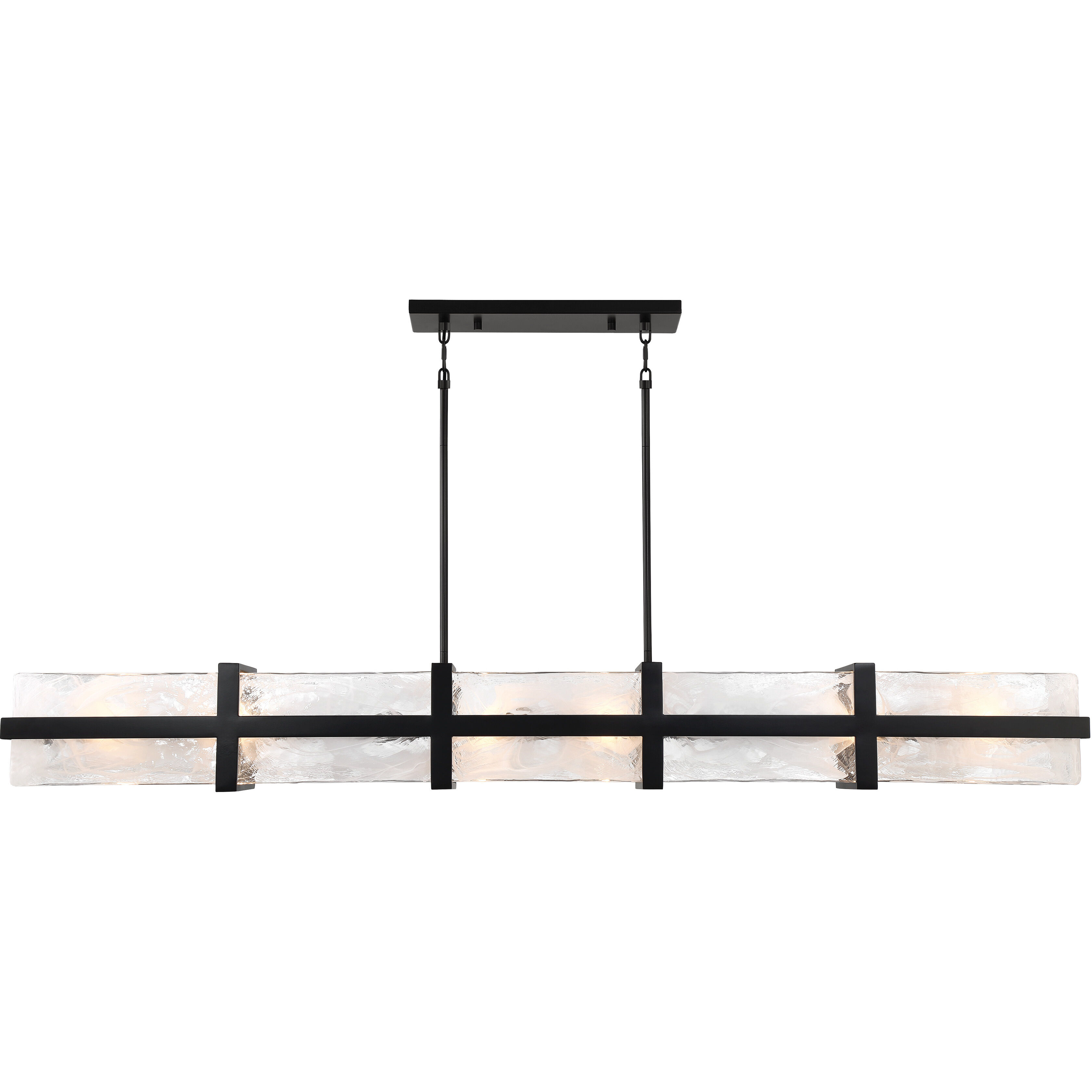 Cloud Break 12 Light 59.75 inch Coal Island Light Ceiling Light