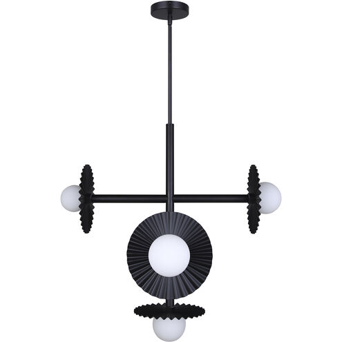 Payton 5 Light 27.5 inch Black Chandelier Ceiling Light