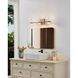 Amelia LED 24 inch Champagne Gold and Polished Nickel Vanity Light Wall Light