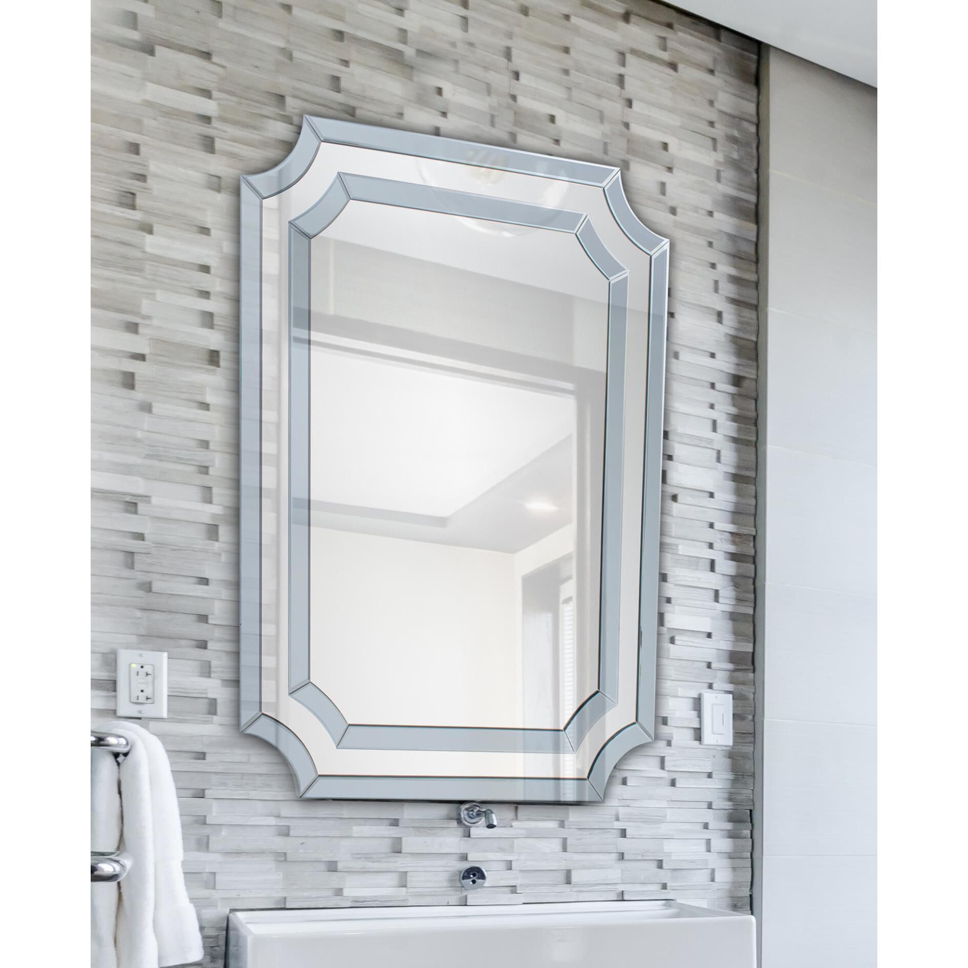 Ralston 48 X 36 inch Smokey Gray Mirror