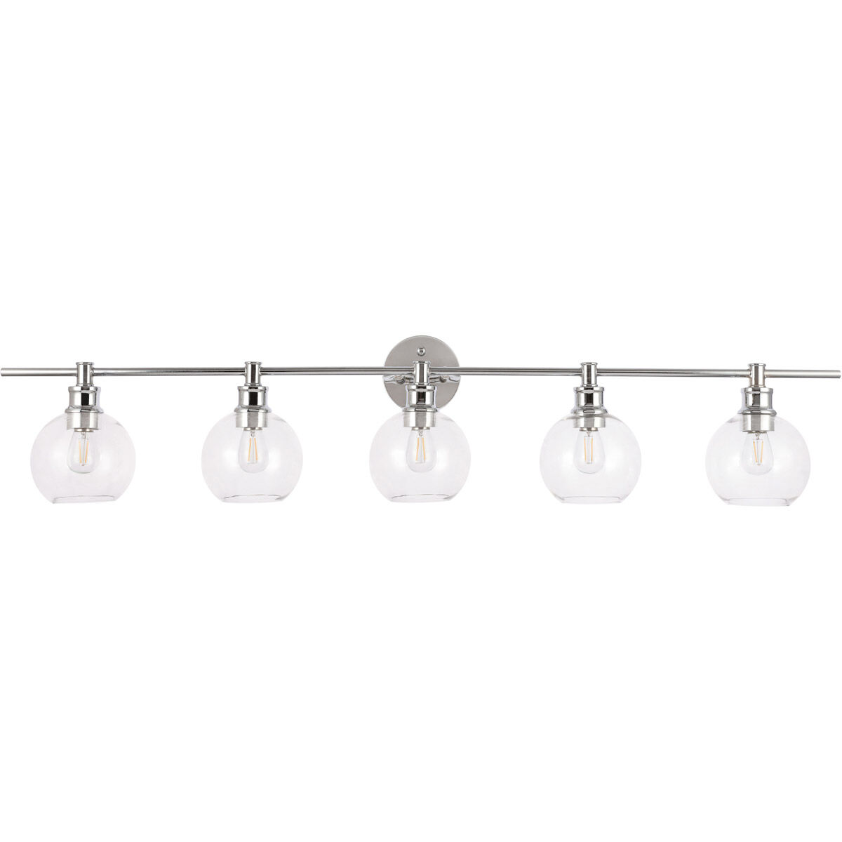 Syracuse 5 Light 47 inch Chrome Wall sconce Wall Light