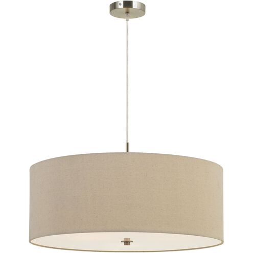 Addison 3 Light 24 inch Linen Pendant Ceiling Light