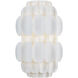 Swoon Sconce Wall Light in Matte White, Smithsonian Collaboration