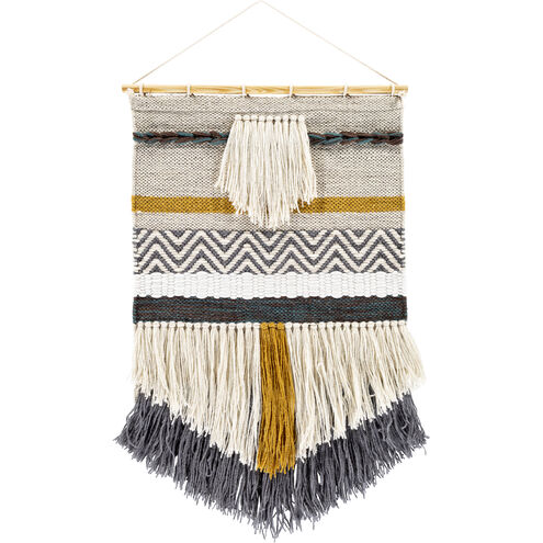 Saiful Charcoal Wall Hanging, Rectangle