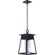 Becca 1 Light 18 inch Textured Black Outdoor Wall Mount