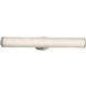 Clouds 28 inch Brushed Nickel Vanity Light Wall Light