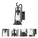 Kero 1 Light 18.5 inch Matte Black Exterior Wall Mount