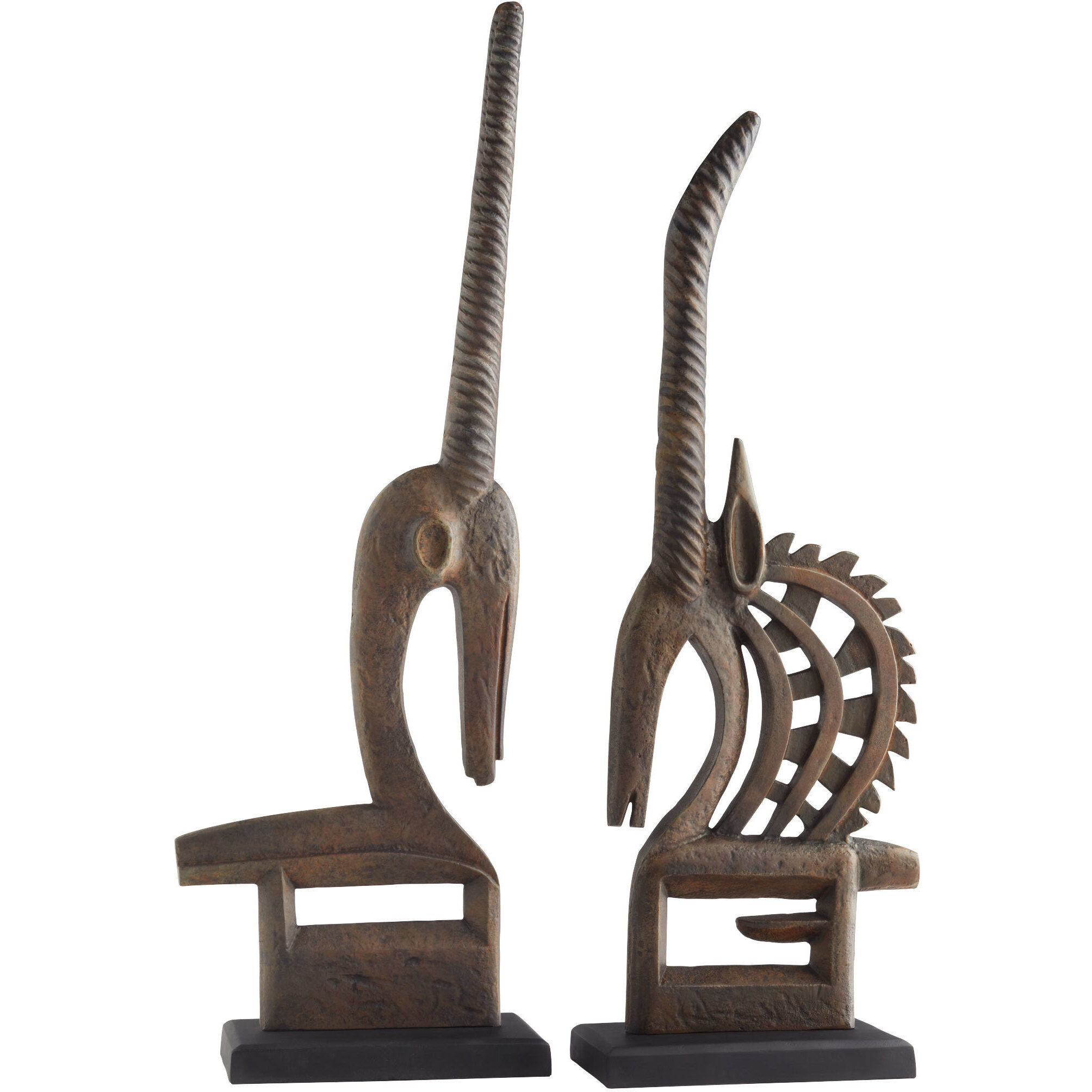 Antelope 31.75 X 5.5 inch Chi Wara Sculpture