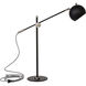 Orwell 28 inch 11 watt Black with Satin Nickel Accents Table Lamp Portable Light