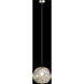 Natural Inspirations 1 Light 4.75 inch Gold Pendant Ceiling Light in Nebula Studio Glass