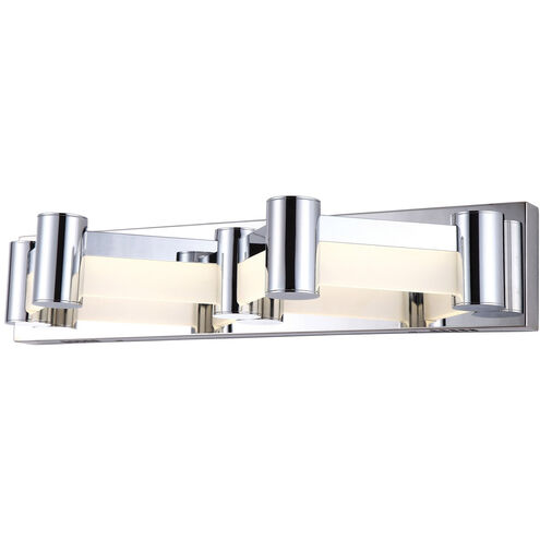 Kellen LED 23 inch Chrom Wall Sconce Wall Light