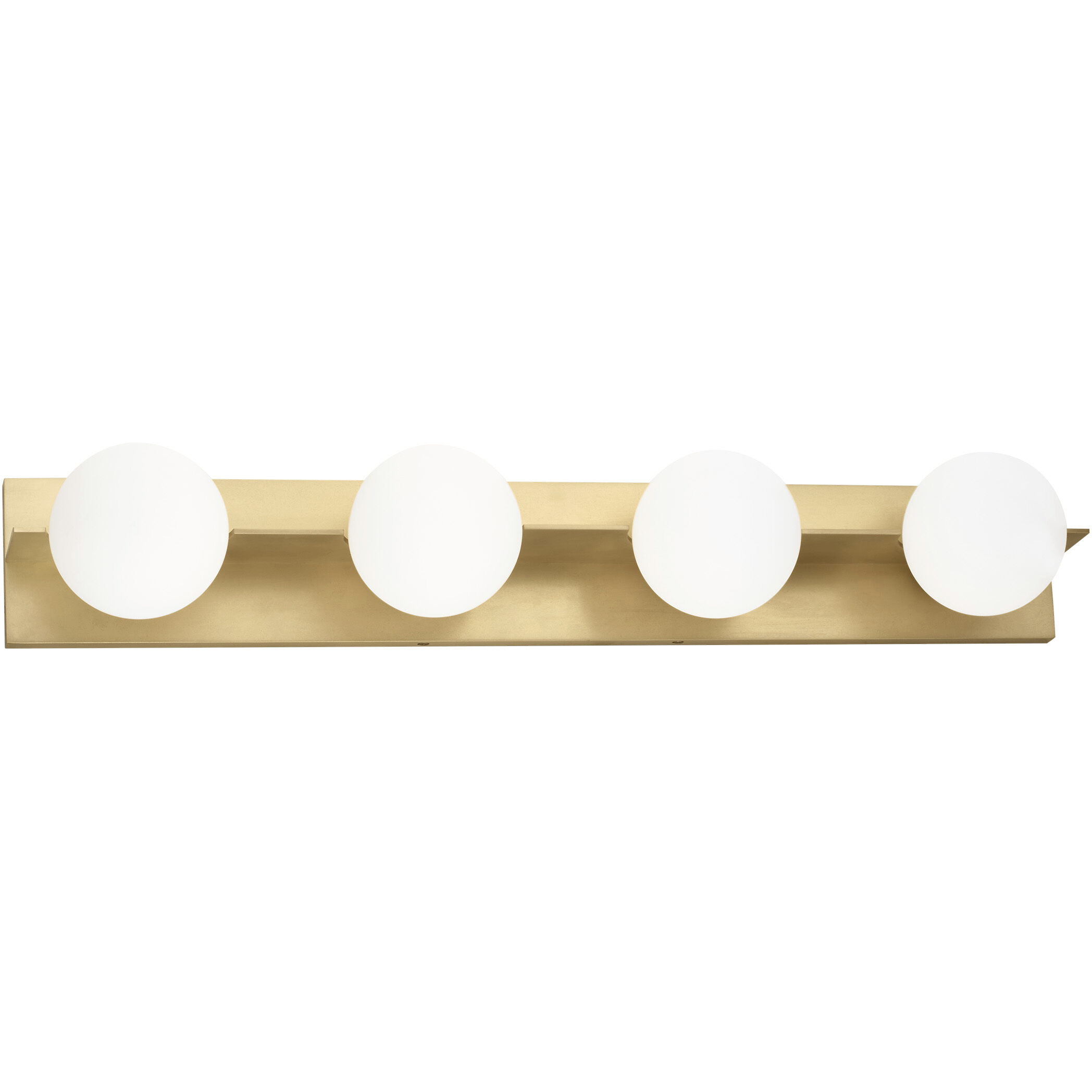 Sean Lavin Orbel 4 Light 32.4 inch Natural Brass Bath Vanity Wall Light