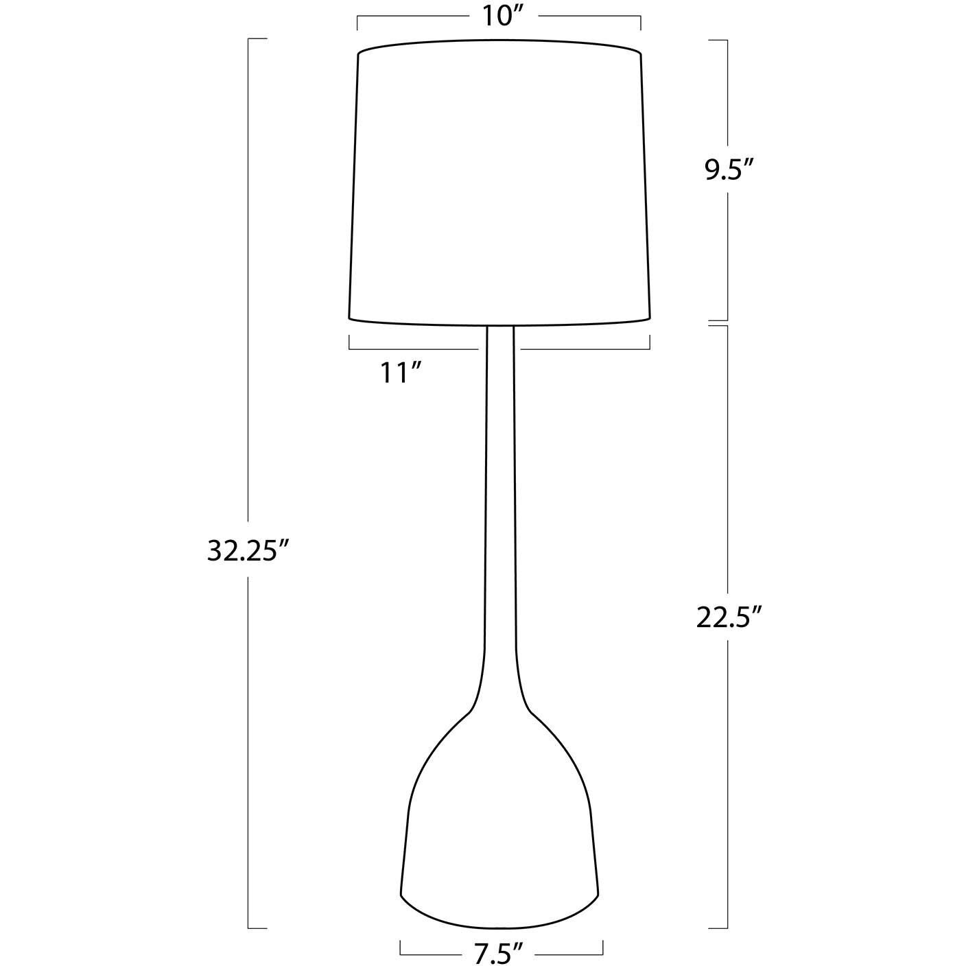 Logan 32.25 inch 150.00 watt Oil Rubbed Bronze Buffet Lamp Portable Light