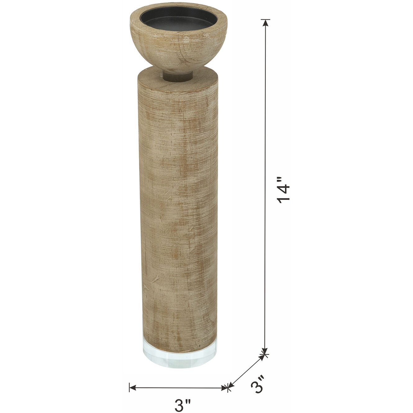 Anita 14 X 3 inch Candle Holder