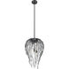 Gabriella 5 Light 15 inch Matte Black Pendant Ceiling Light