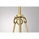 Valentine 8 inch Vintage Brass Pendant Ceiling Light
