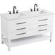 Karson 54 X 34 inch White Bathroom Vanity Cabinet