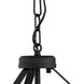 Lieon 3 Light 21 inch Black Convertible Pendant Ceiling Light