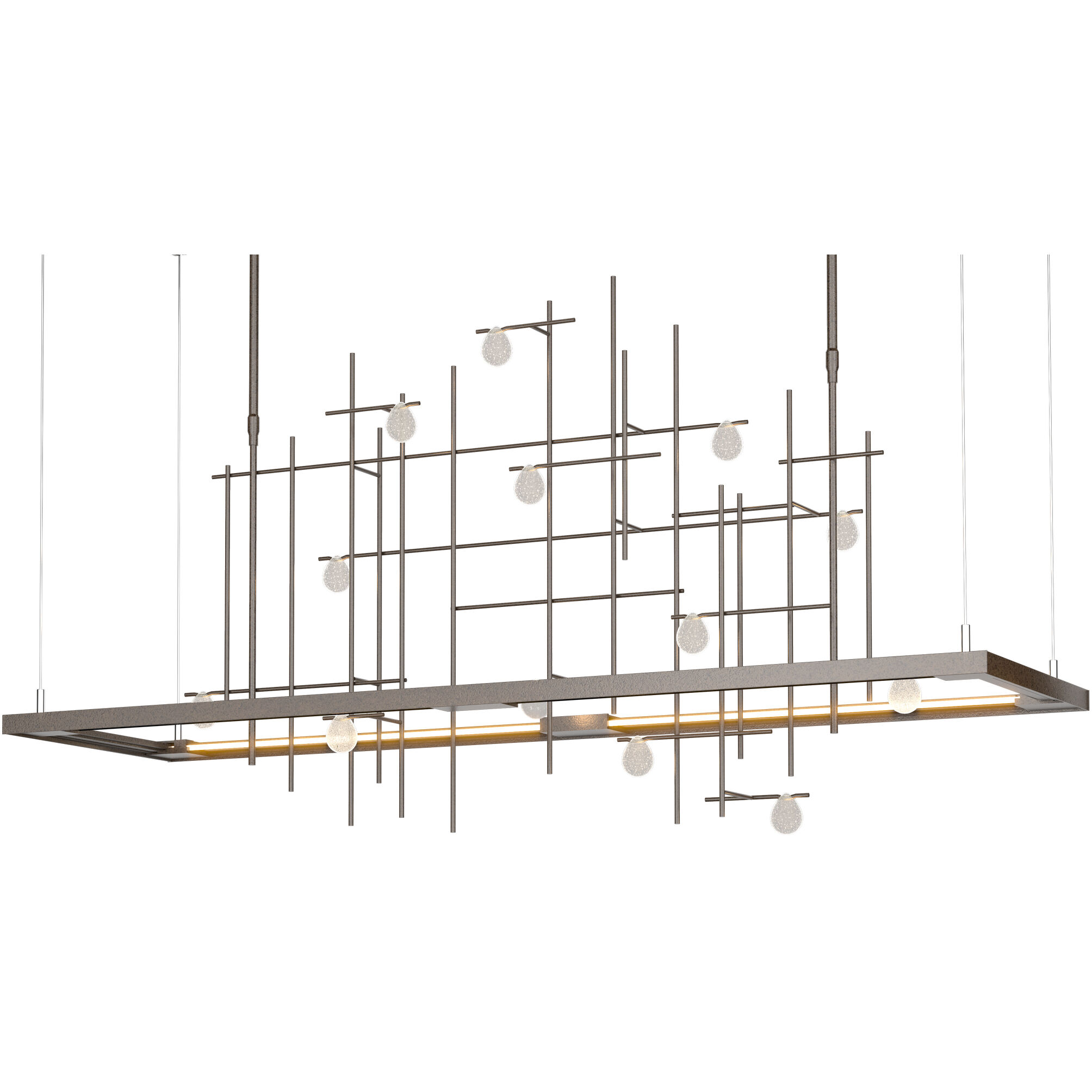 Spring LED 53.4 inch Oil Rubbed Bronze Pendant Ceiling Light