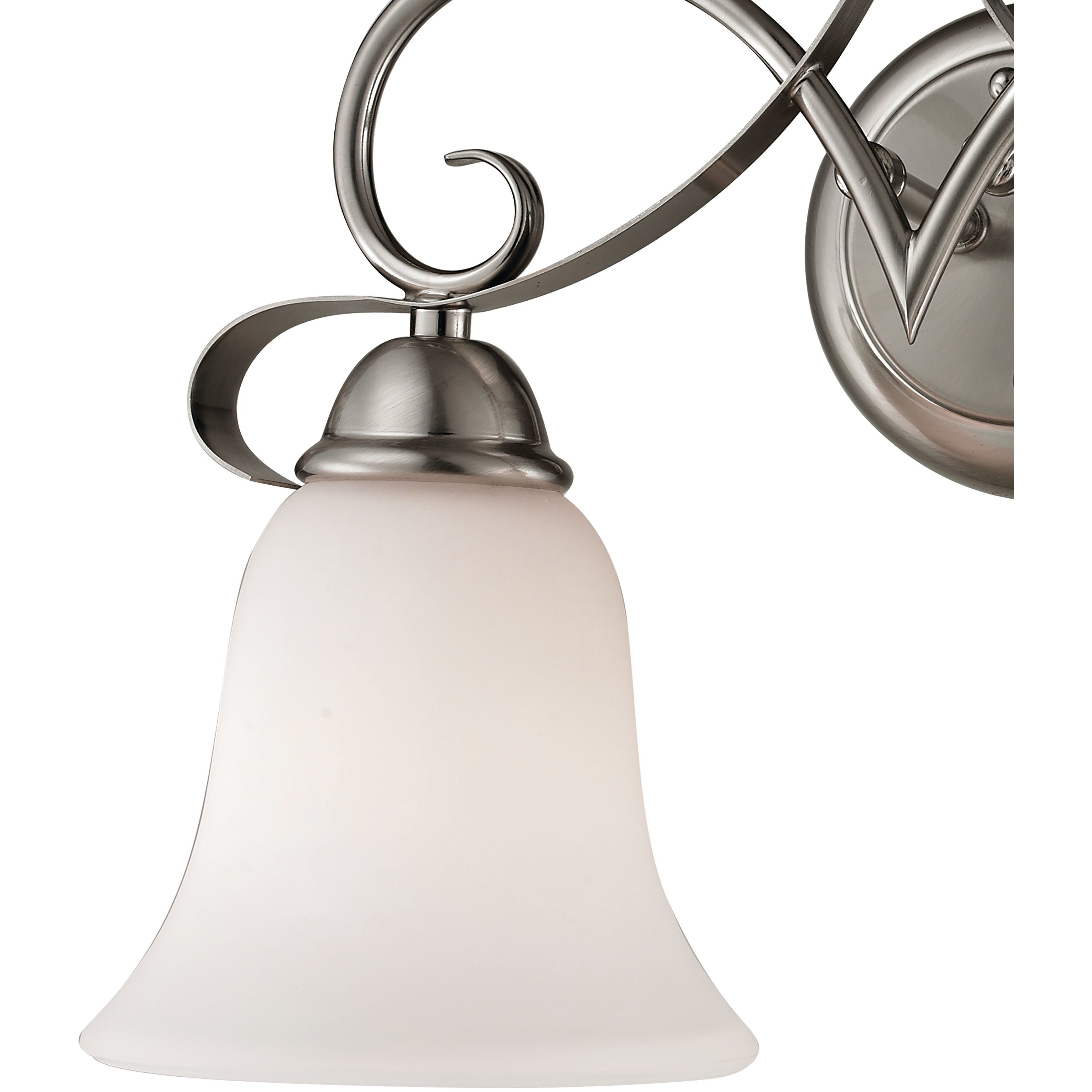 Brighton 2 Light 15 inch Brushed Nickel Vanity Light Wall Light