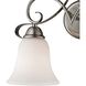 Brighton 2 Light 15 inch Brushed Nickel Vanity Light Wall Light