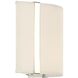 Fulton Sconce Wall Light in Polished Nickel