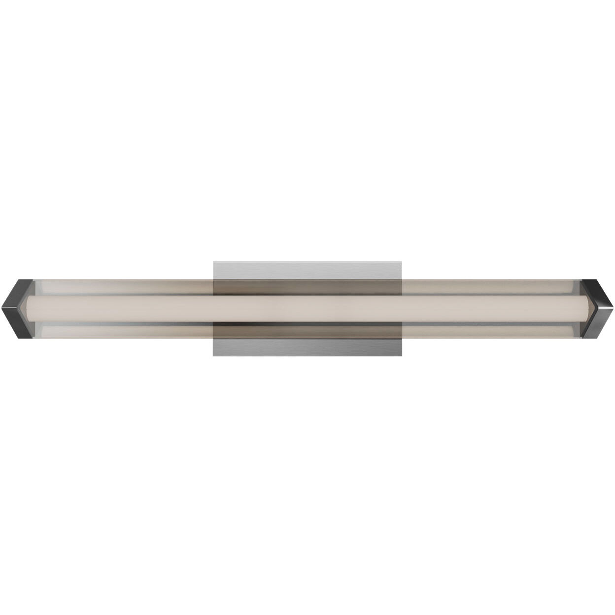 Boulevard LED 24 inch Brushed Nickel Bath Vanity & Wall Light in 3000K, dweLED