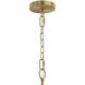 Jheni 4 Light 26 inch Brushed Gold Chandelier Ceiling Light