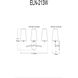 Eleanor 3 Light 26 inch Aged Brass with White Vanity Light Wall Light