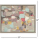 Gathering Stories Brown and Blue and Pink Canvas