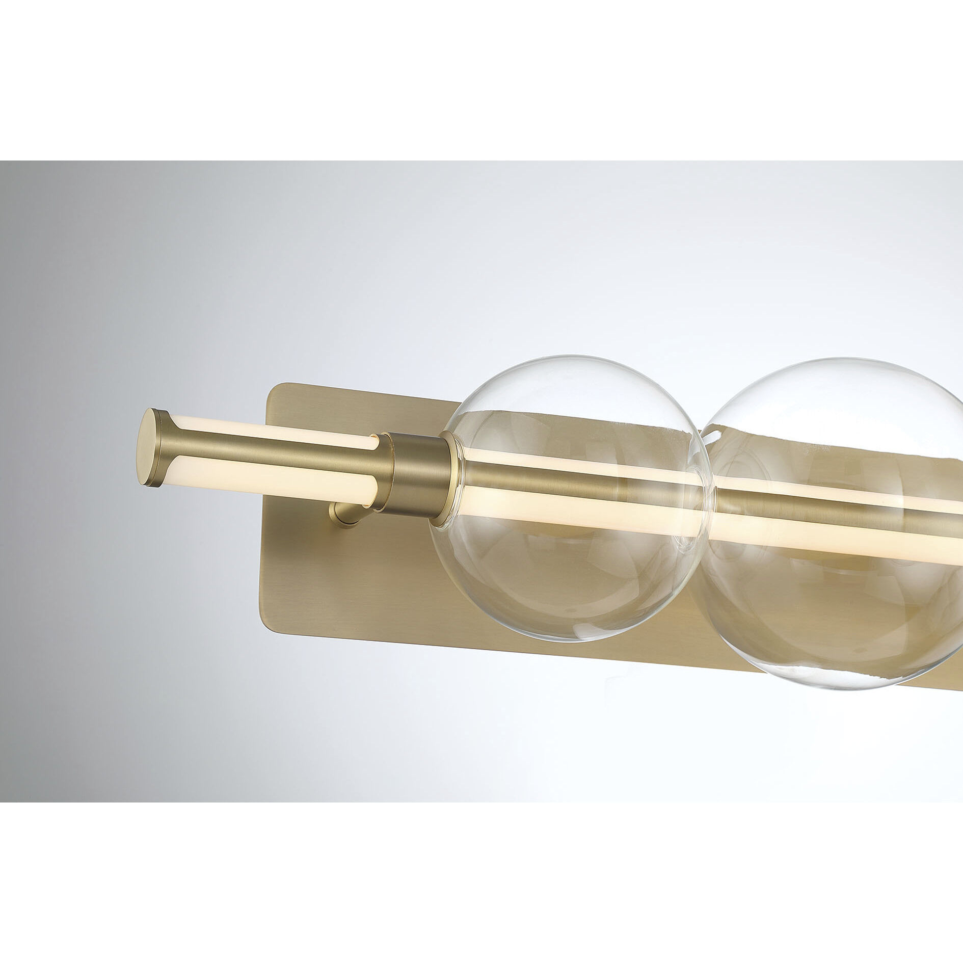 Lucent LED 34 inch Gold Vanity Light Wall Light