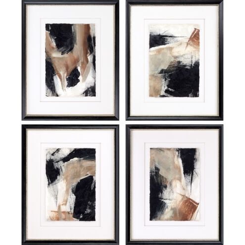 Abstract Collection Brown Framed Art
