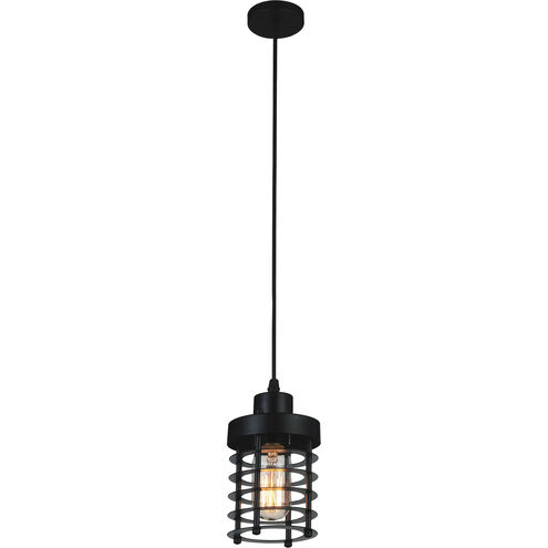 Bray 1 Light 4 inch Black Down Mini Pendant Ceiling Light