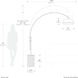 Tambo 92 inch 14 watt Weathered Brass and Natural Ash Arc Floor Lamp Portable Light