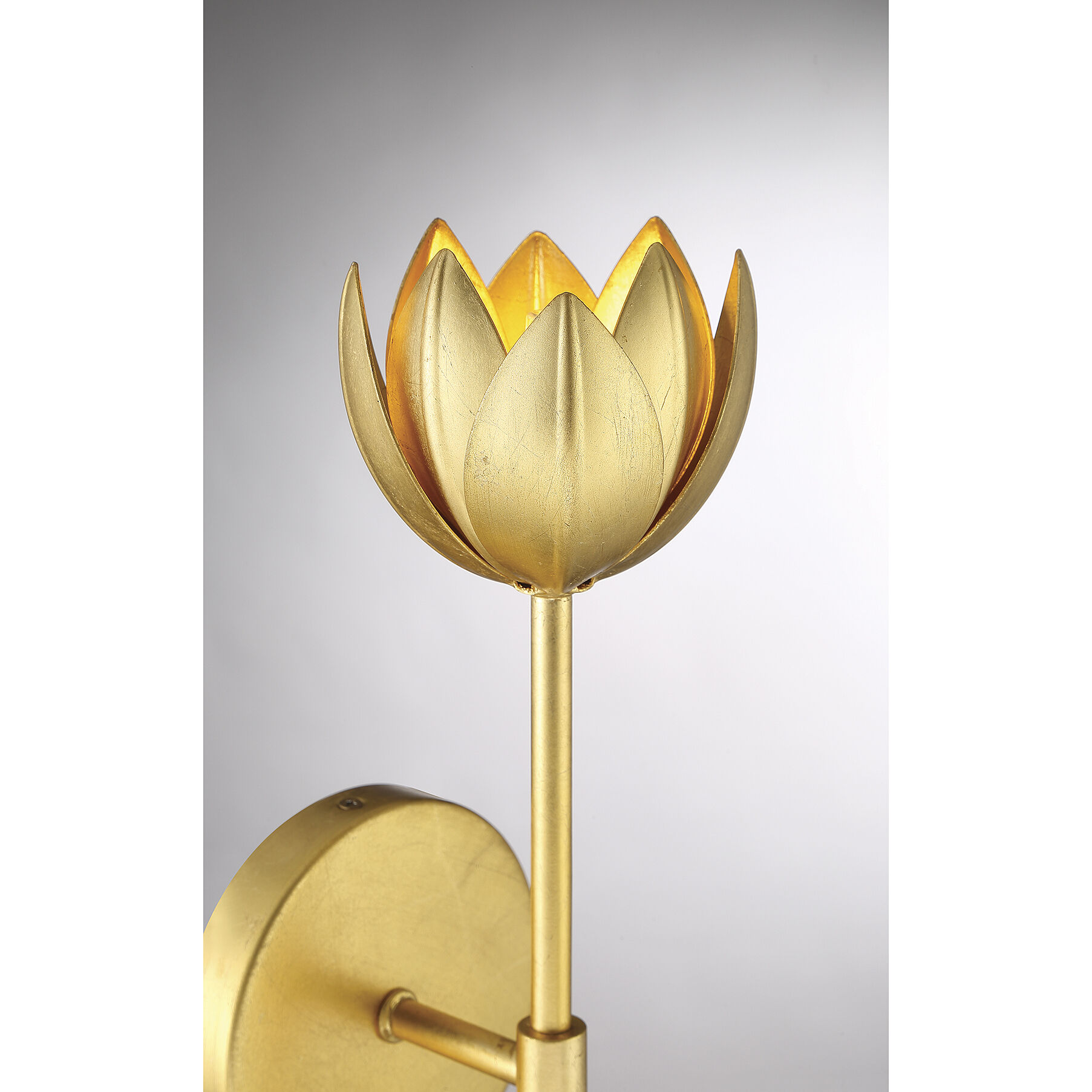 Vintage LED 5 inch True Gold Wall Sconce Wall Light