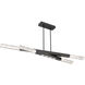 Axis LED 63.4 inch Graphite Linear Pendant Ceiling Light in 2700K LED