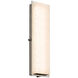 Fusion Wall Sconce Wall Light in Brushed Nickel, Weave Fusion