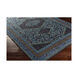 Luella 102 X 66 inch Navy/Dark Blue/Dark Brown/Teal/Charcoal Rugs, Wool