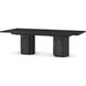 Spencer St. James 132 X 48 inch Onyx Extending Dining Table, Wooden