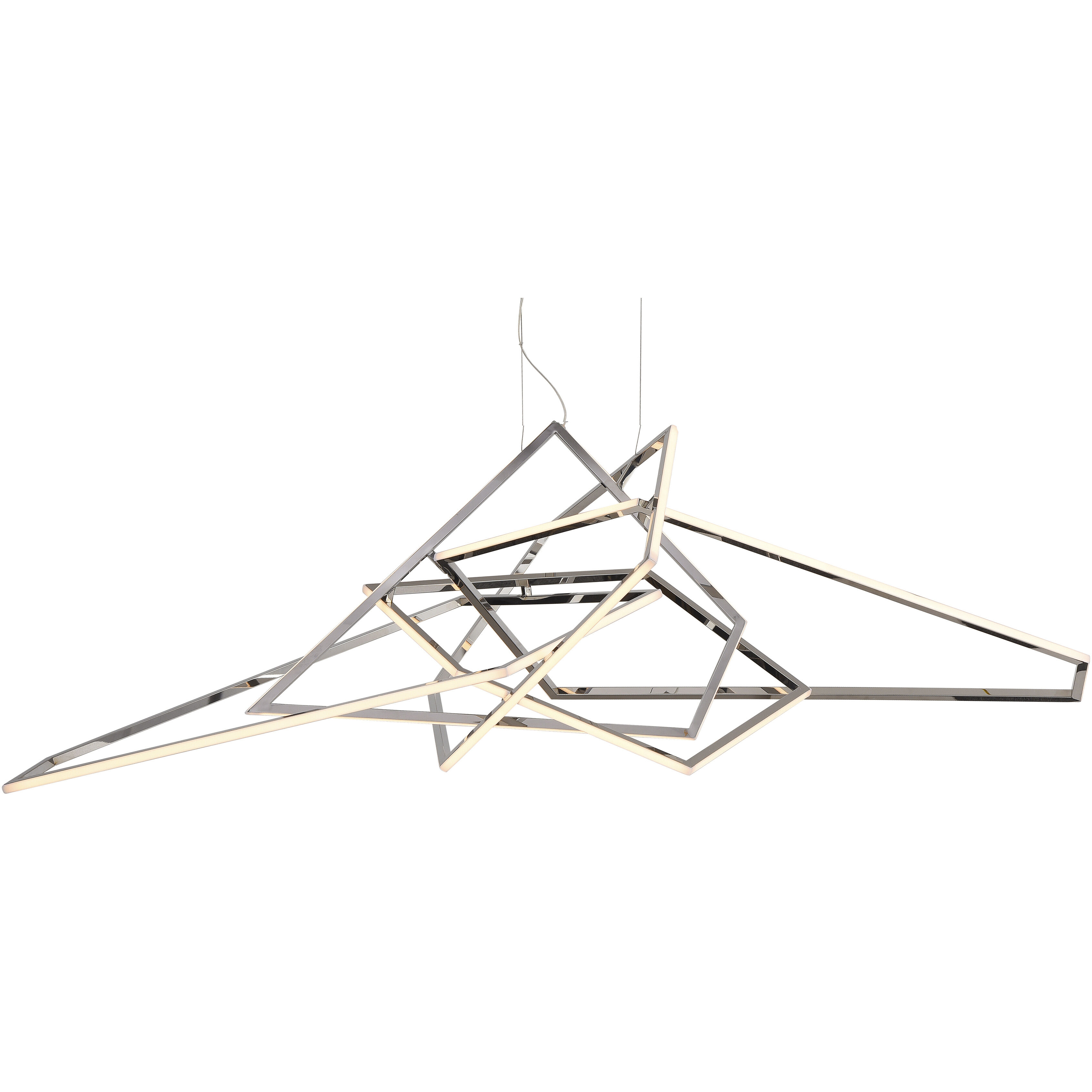 Canada LED 37.7 inch Chrome Chandelier Ceiling Light