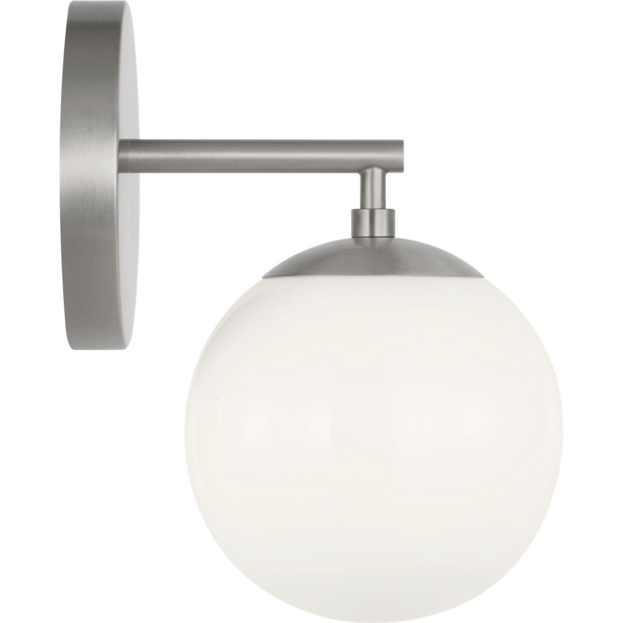 Nube 1 Light 7 inch Brushed Nickel Vanity Light Wall Light in Standard