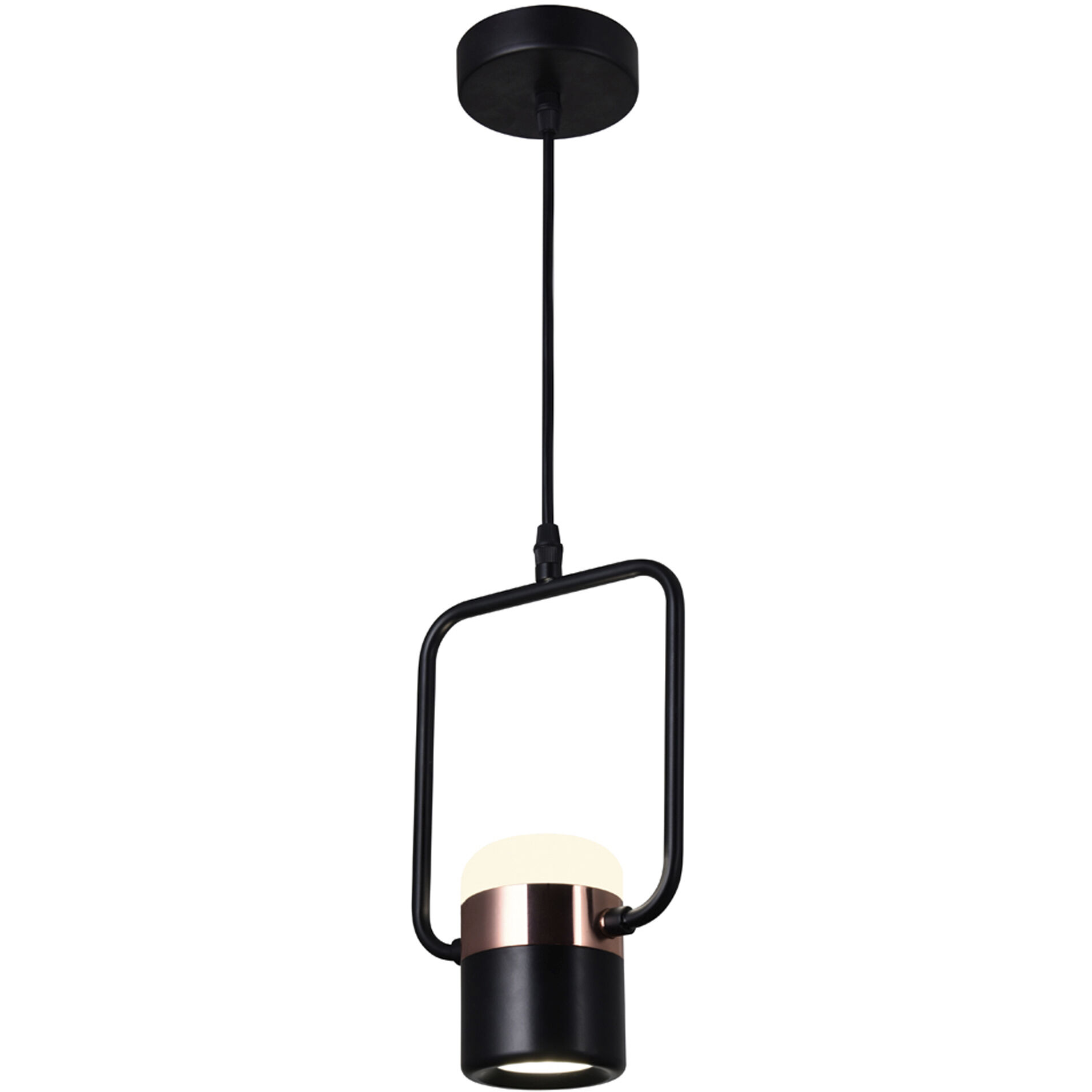 Moxie LED 3 inch Black Down Mini Pendant Ceiling Light