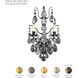 Bordeaux 2 Light 9 inch Heirloom Gold Wall Sconce Wall Light in Heritage
